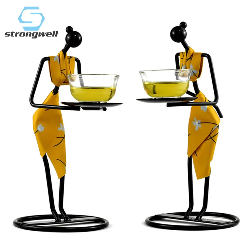 Strongwell китайский торжественное горничной Чай официантка подсвечник персонажа