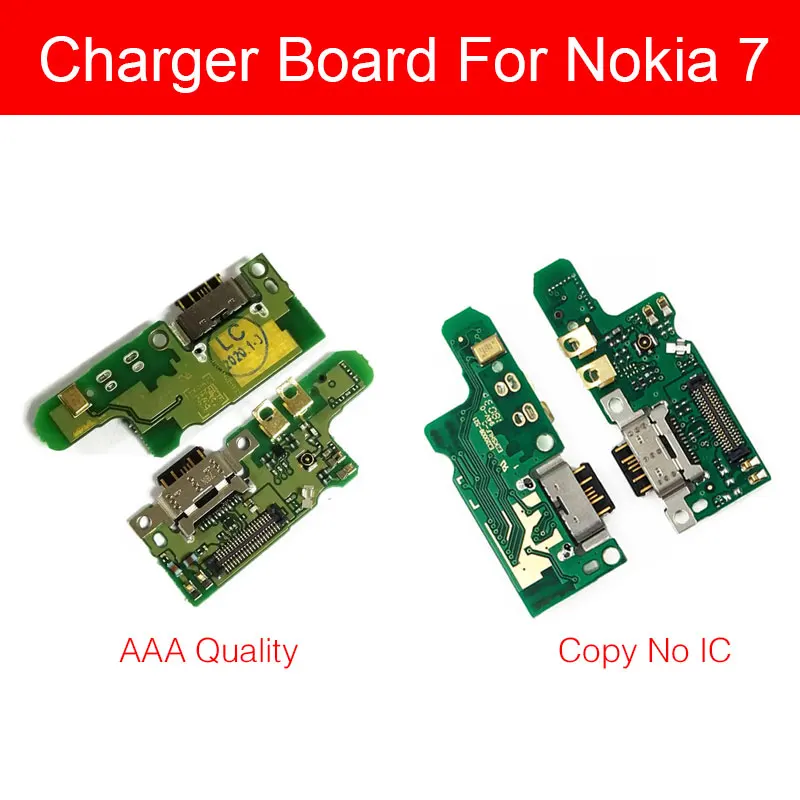 Плата зарядного устройства для микрофона и Usb Nokia 7 usb разъем зарядки