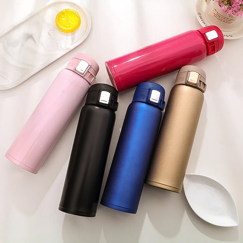 

350ML/500ML Thermos Mug Vacuum Cup Bottle Travel Portable Hot And Cold Water Thermos Cup Insulation Tumbler Garrafa Termica