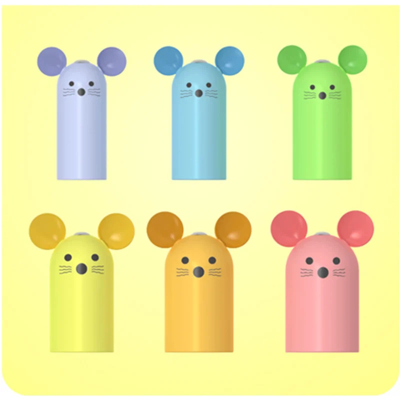 Красочные деревянные строительные блоки для детей дошкольного возраста мышь кот