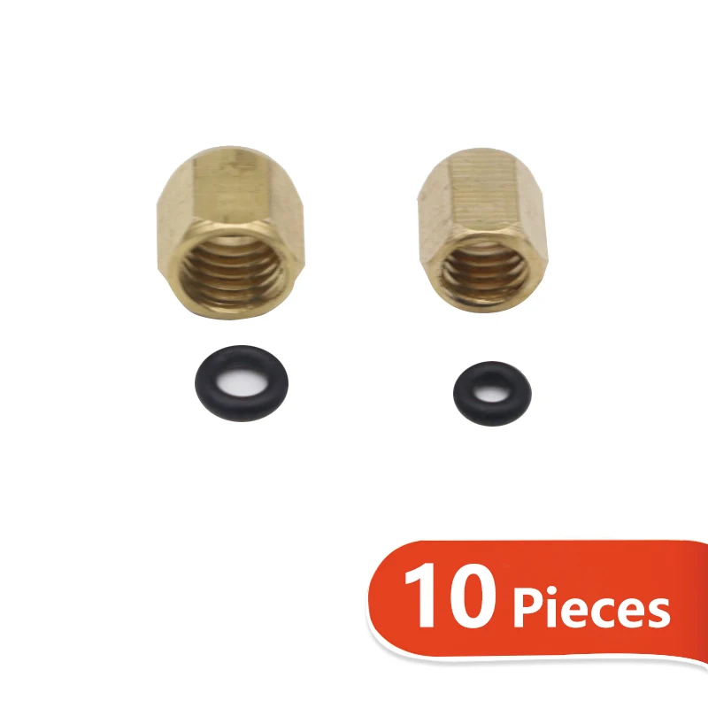 10 шт. печатающая головка демпфер разъем Медная гайка с резиновым уплотнительным