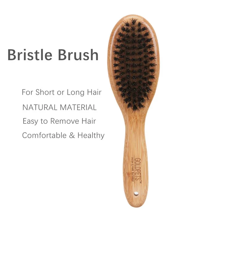 

Premium Boar Bristle Brush for Pet dogs cats Grooming Massage,Shine & Condition pets hair,Remove floating hair