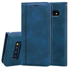 Для SamsungCase Samsung Galaxy S10 Plus кожаный роскошный флип-чехол для Samsung Galaxy S10e S 10 S10 Lite SM-G770F бумажник чехол