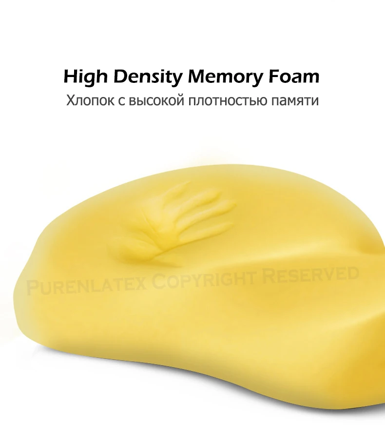 Purenlatex подушка для сиденья из пены с эффектом памяти, Ортопедическая подушка для облегчения боли в бедрах и хвостовой кости, подходит для автомобильного офисного кресла