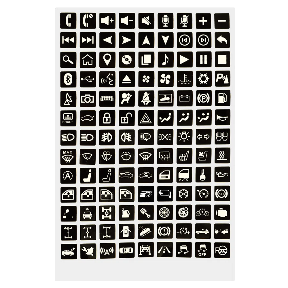 LEEPEE Автомобильная светящаяся наклейка многофункциональная на кнопку наклейки