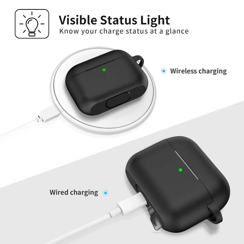 Силиконовый чехол LOERSS для Apple Airpods Pro мягкий TWS Bluetooth наушников 3 20 защитный