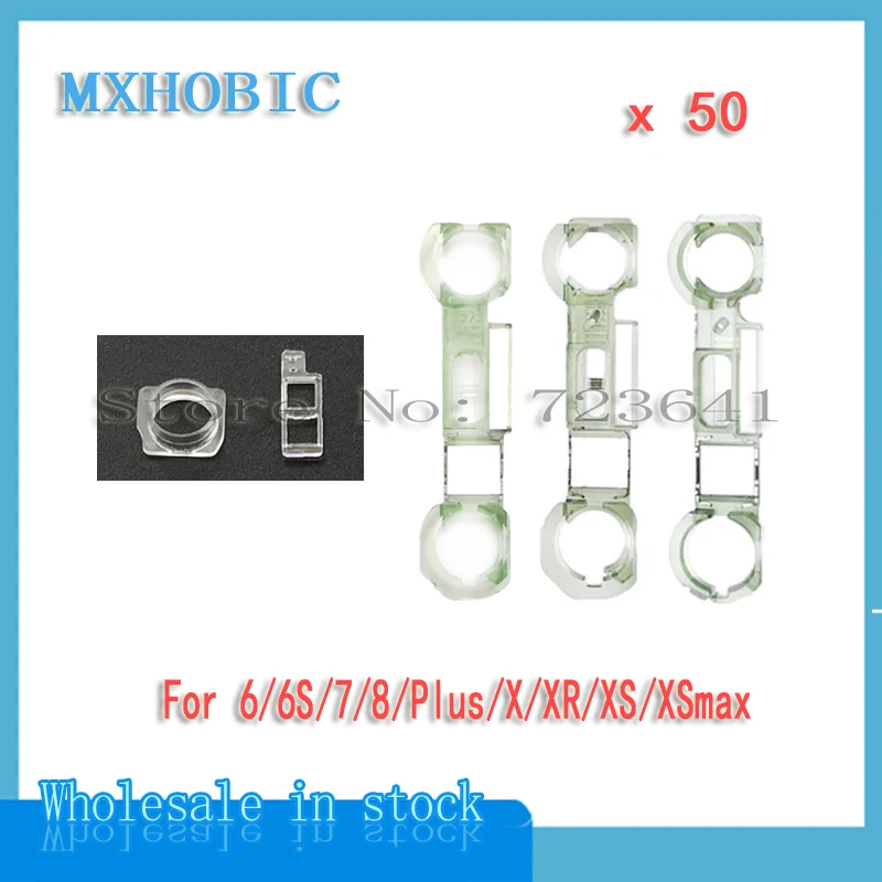 50 компл./лот фронтальная камера пластик держатель комплект для iPhone х XR XS 11 Pro Max 7 8 6