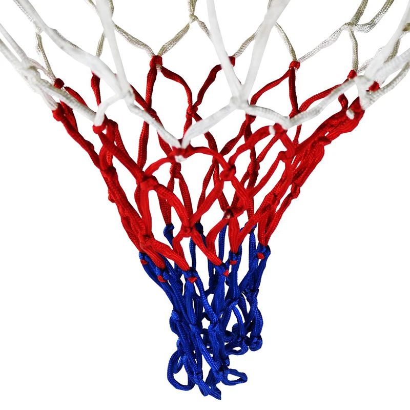 

Durable Nylon Thick Thread Three Color Universal Basketball Net Mesh Replacement