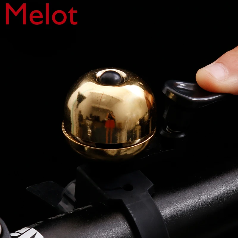 

Bicycle Bell Loud Cycling Fixture Mountain Bike Bicycle Accessories Horn Retro Small Pure Copper Bell