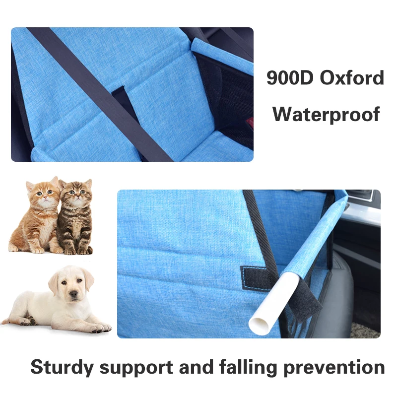 

Collapsible Dog Carrier Car Seat Upgrade Waterproof Pet Booster Mat Cover Outdoor Carry Bags Travel Bag Basket for Small Dogs