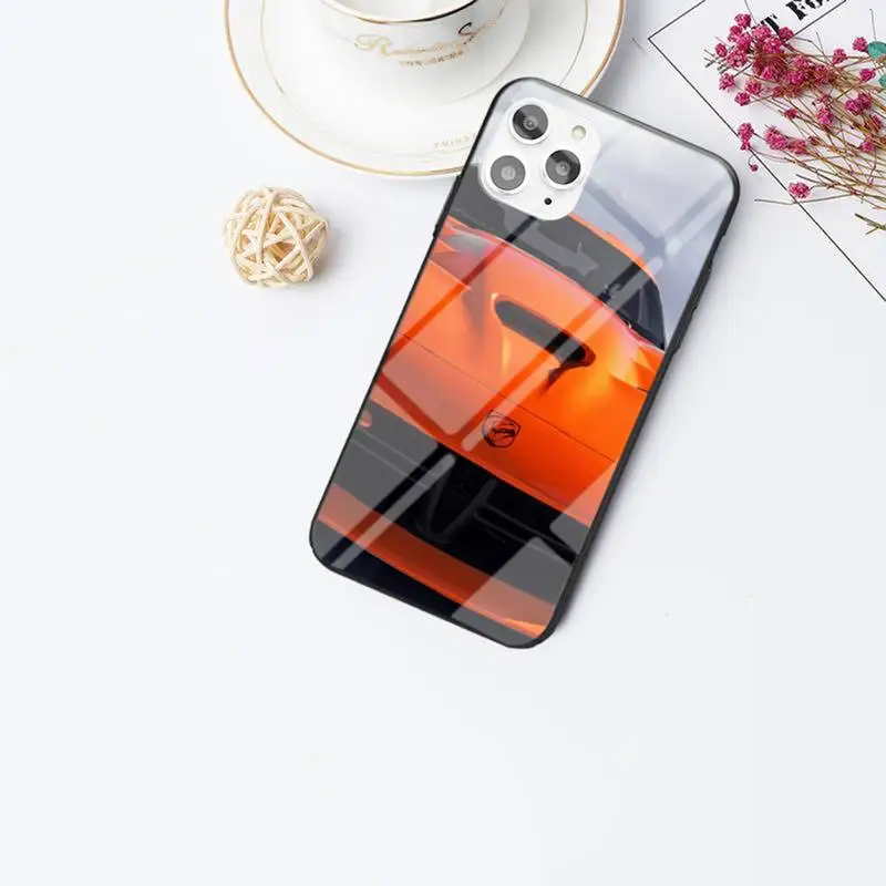 

Sport Car Dodges Viper Phone Case For IPhone 6 6s 7 8 Plus X Xs Xr Xsmax 11 12 Pro Promax 12mini Tempered Glass
