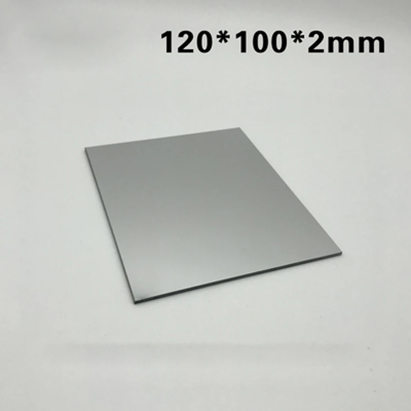 3pcs  120 * 100 * 2mm Optical Mirror Reflector Glass Sheet  Optical Experiment Wafer Flat Mirror Processing Custom