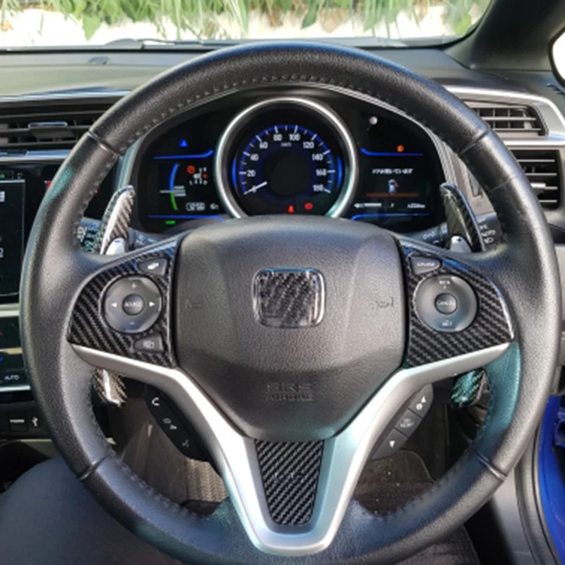 Рычаг переключения руля из углеродного волокна для Honda Vezel 2015 2016 2017 & City 2018 Jazz