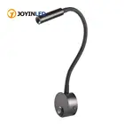 Лампа для чтения настенный светильник лампа 3W Гибкие Ванная комната зеркала светильник серебро прикроватная лампа для чтения бра из светодиодов белого и черного цвета для отделки стен