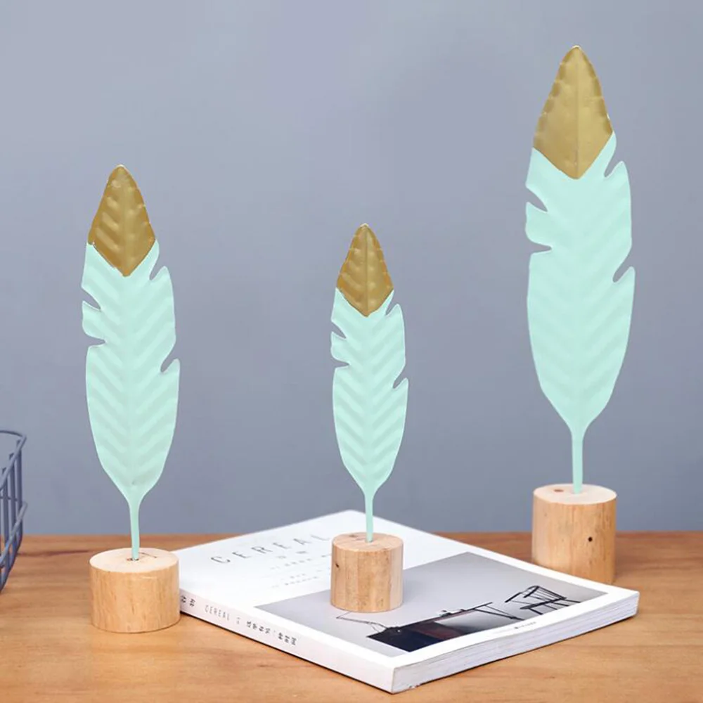 1 шт. креативное Кованое железное перо для спальни металлические украшения