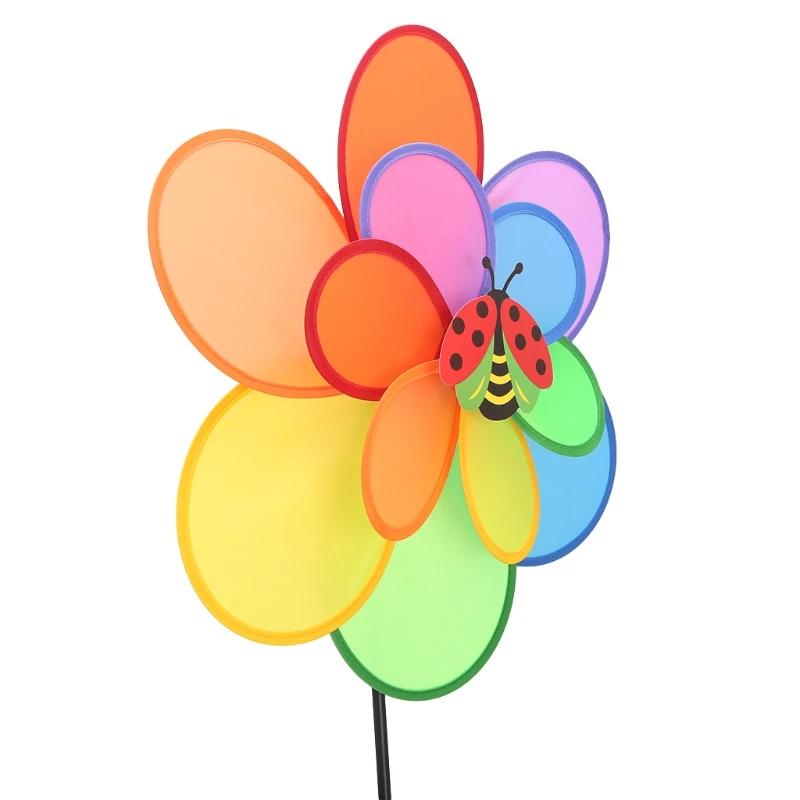 2020 новый большой двойной слой насекомых ветряная мельница ветер вертушка