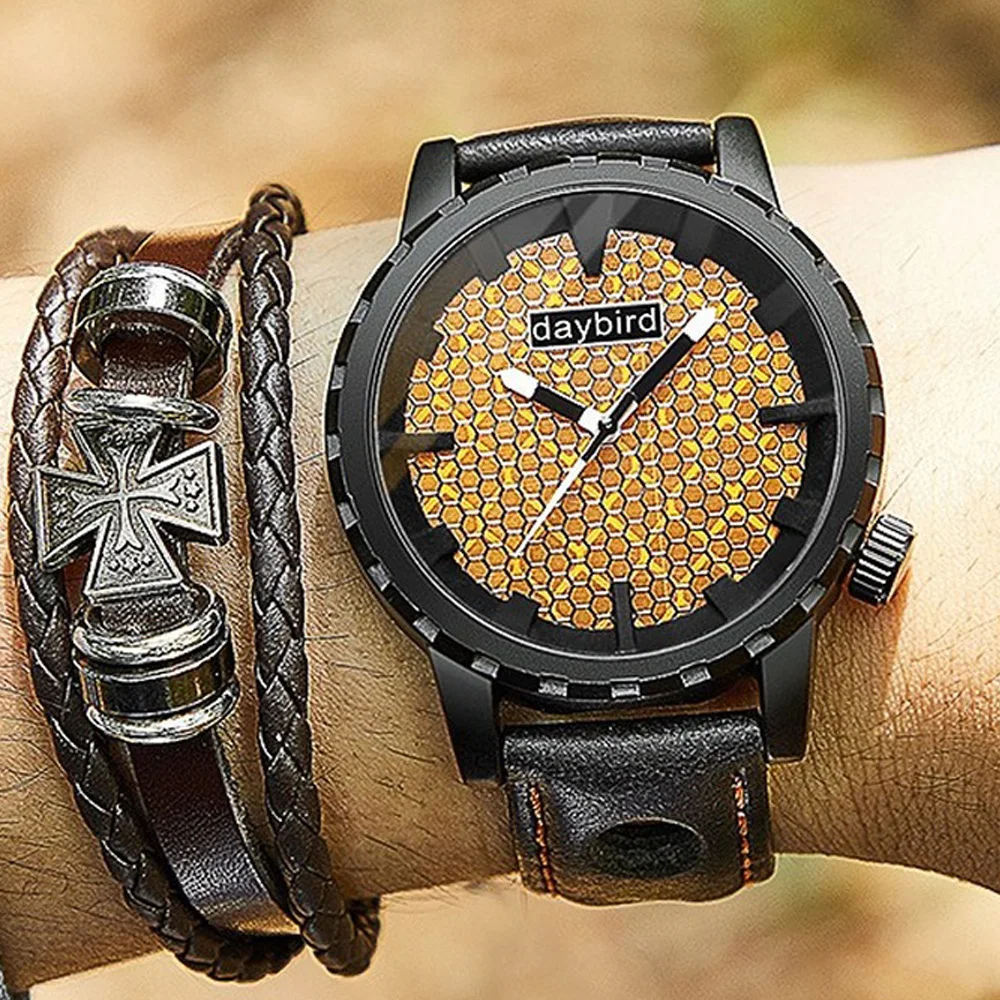 

New Concept Watch Men's Quartz Sports Watch Student Watch European and American Fashion Trend Clock Mountain Bike Sports Watch