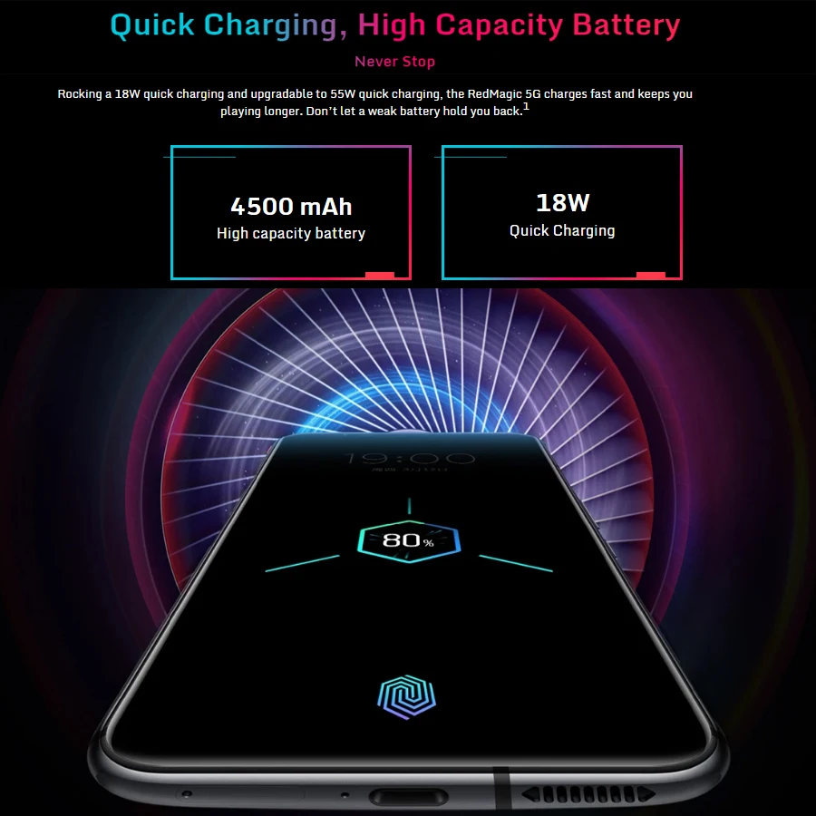 Nubia RedMagic мобильный телефон экран 5 дюймов 8 ГБ/12 Гб ОЗУ 6 65 ГБ/128 ПЗУ | Мобильные