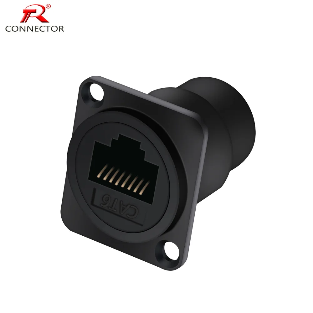 1 шт. разъем RJ45, сетевой разъем RJ45 CAT 5E/CAT 6 для монтажа в панель, Cat.5E /6 интернет RJ45 8p8c модульный