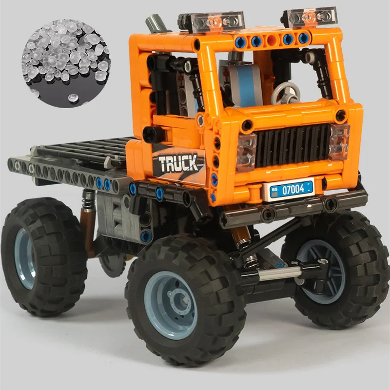 Технические мс внедорожного автомобиля строительный блок сборка модель драйвер