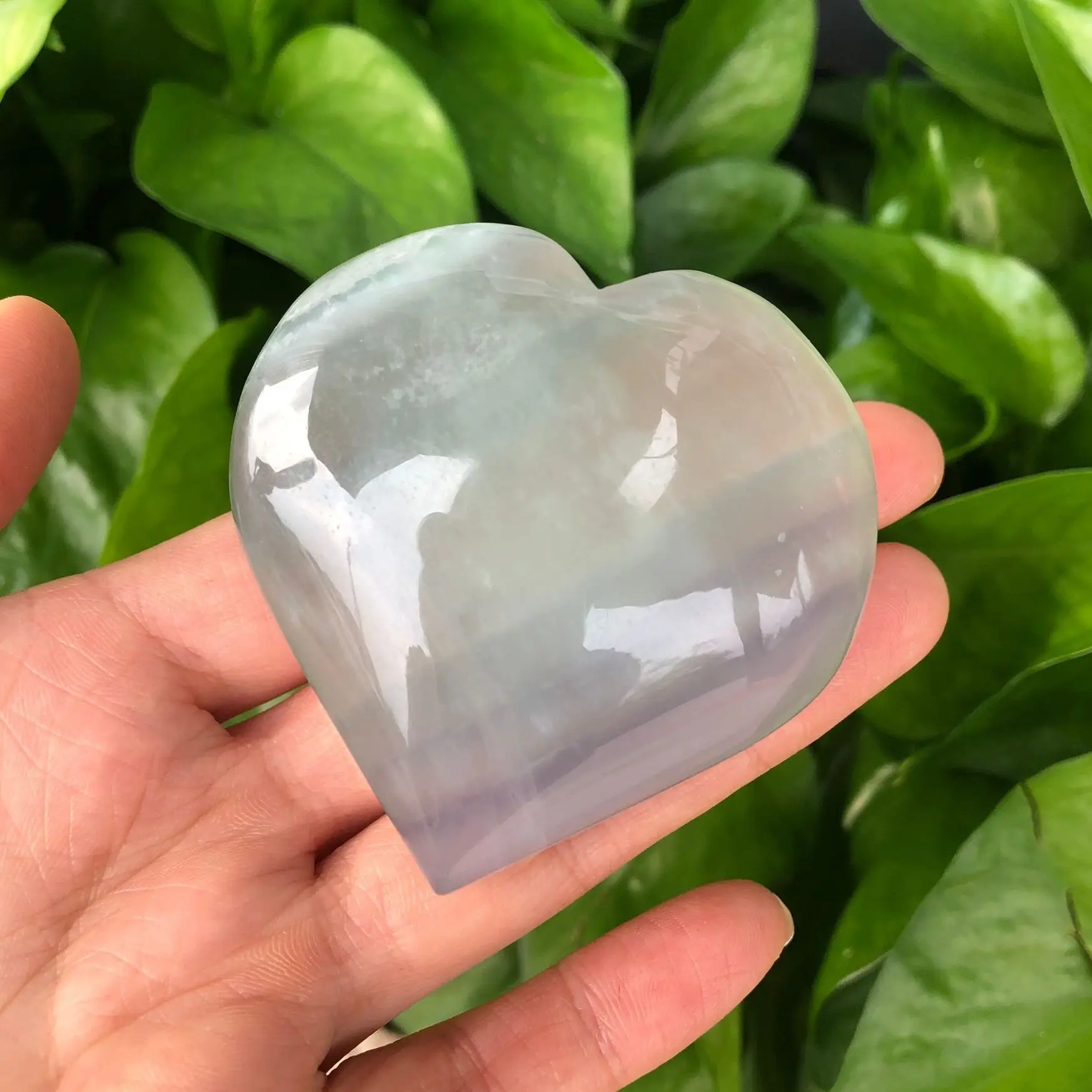 

1PC Natural Jelly fluorite heart Mineral Crystal Guardian Gem Friendship Love Family Home Decoration Study Room Decoration Gift