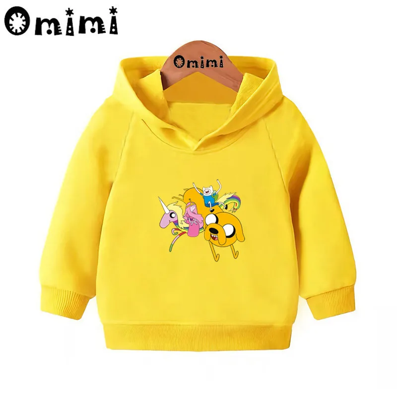 Adventure Time Finn & Jaker/милые свитшоты детские толстовки с капюшоном крутой пуловер для