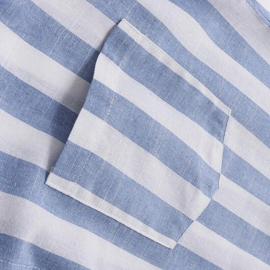 2019 мужские рубашки в стиле кэжуал Осенние новые модные винтажные полосатые