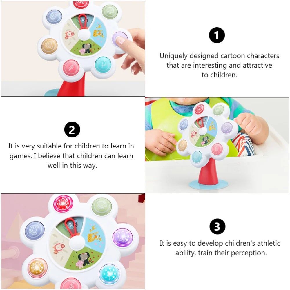 

1 Pc Ferris Wheel Table Sucker Electric Baby Plaything