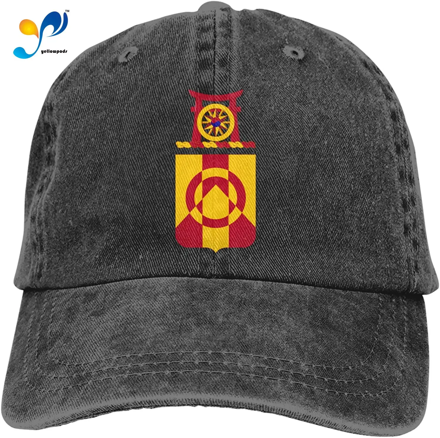 

296-я команда поддержки батальона сэндвич Кепка джинсовые шляпы бейсболка взрослая ковбойская шляпа