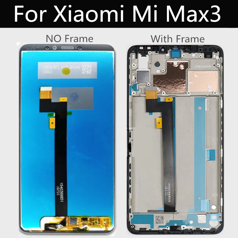 

tested! 6.44" For XiaoMi MI MAX 3 MAX3 LCD Display+Touch Screen Digitizer Assembly Replacement Accessories for Mi Max3 LCD