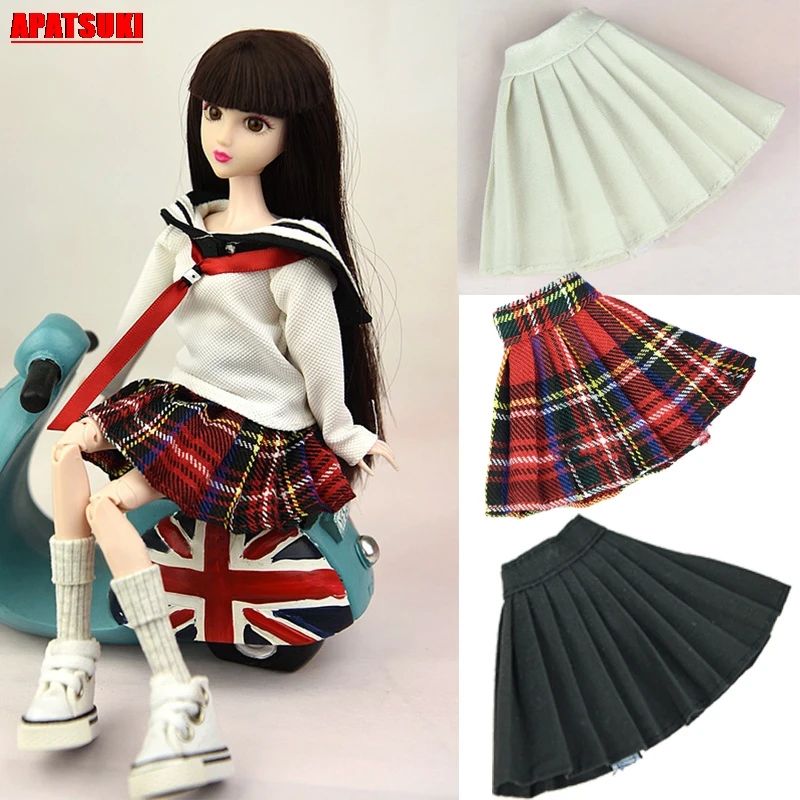 

Модная кукольная одежда для куклы Барби, плиссированные косплей юбки для студентов, кукольный домик Барби, 1/6 BJD куклы, аксессуары, детская и...