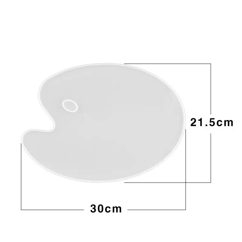 

2021 Silicone Mold DIY Resin Mold Paint Drawing Board For DIY Resin Jewelry Making Tool Tray Home Decoration Casting Mould