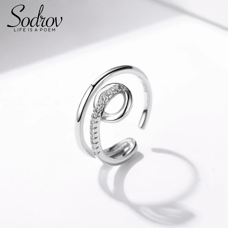 Женское кольцо из серебра 925 пробы R044|Кольца| |