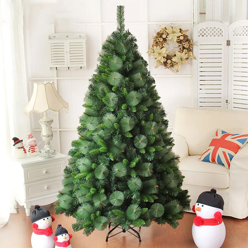 

New Year Luxury Encrypted Mixed Pine Needle PVC Christmas Tree High Quality Festival Party Ornament Home Decoration Props