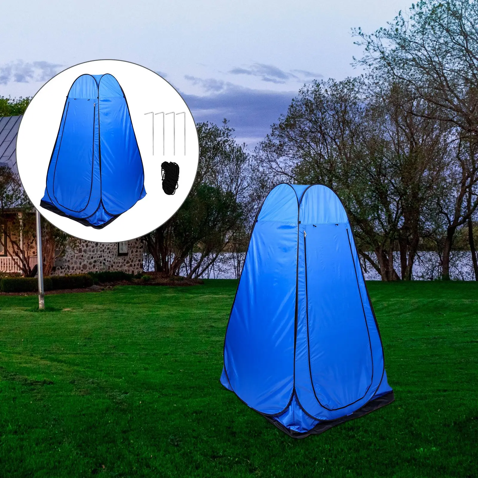 

1Pc Tent Portable Automatic Changing Clothes Tent Movable Toilet Tent Camping Tent for Fishing