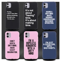 colorful artistic cool quote funny words phone case for iphone 13 12 pro max mini x xs xr 7 8p shockproof back cover shell