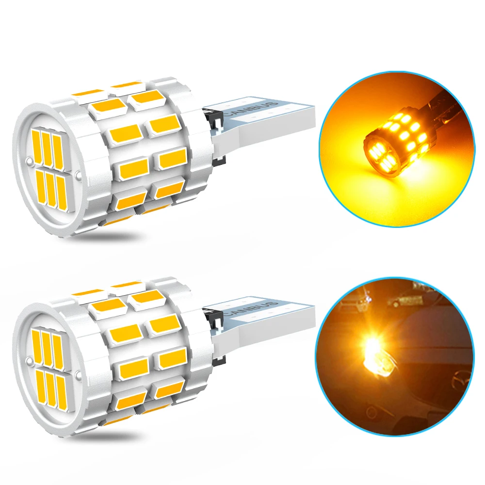 

2PCS T10 W5W New Super Bright LED Car Parking Lights WY5W 168 501 2825 Auto Wedge Turn Side Bulbs Car Interior Reading Dome Lamp