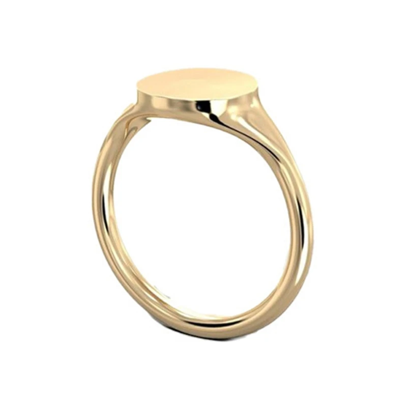 

2021 New Real 925 Copper Geometric Round Ring Minimalist Fine Jewelry For Women Party Punk Accessories Y4QB
