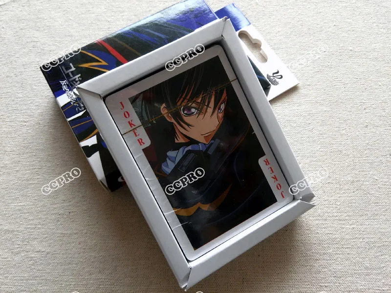 CODE GEASS Аниме Покер карты HITMAN REBORN мост Natsume настольные карточки/Игральные для