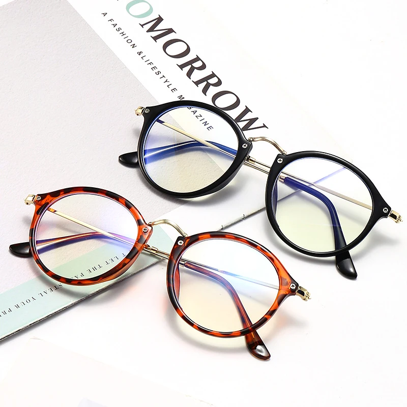 

2021 New Fashion Style Blue Light Glasses Frame Computer Glasses Spectacles Women's Eyeglasses Frame Optical Frames Clear Frame
