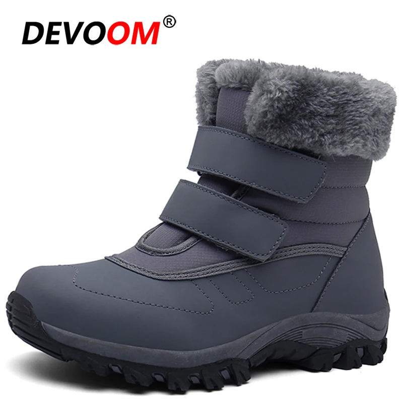 Зимние спортивные походные ботинки для улицы женские теплые водонепроницаемые