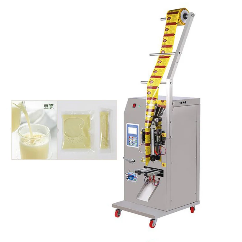 

Self-priming Liquid Packing Machine For Olive Oil Soy Sauce Vinegar Milk Water Filling Machine Automatic Packaging Machine