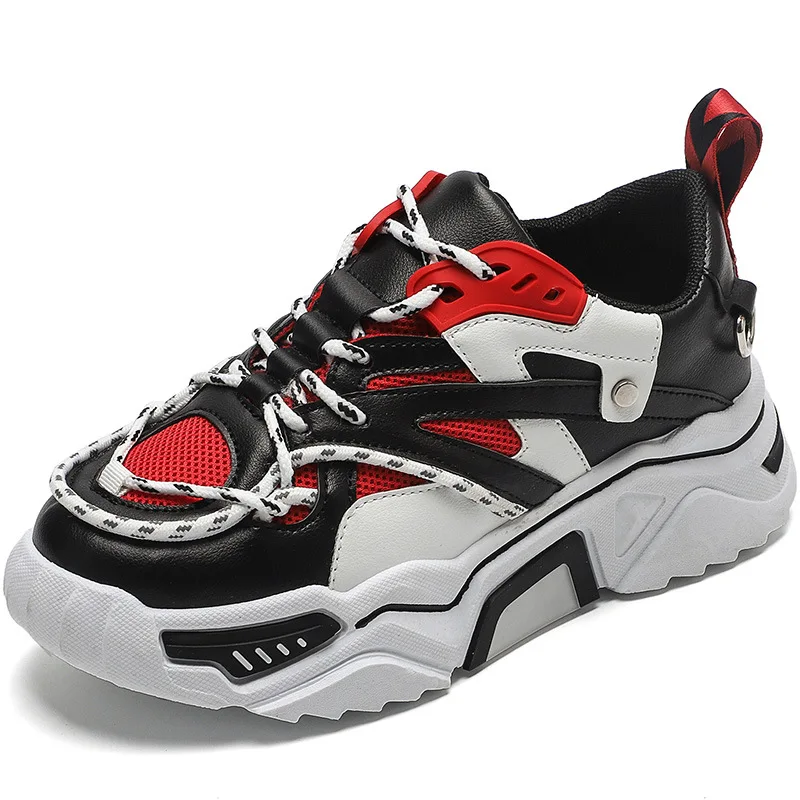 Кроссовки женские на массивной платформе Вулканизированная подошва дышащие