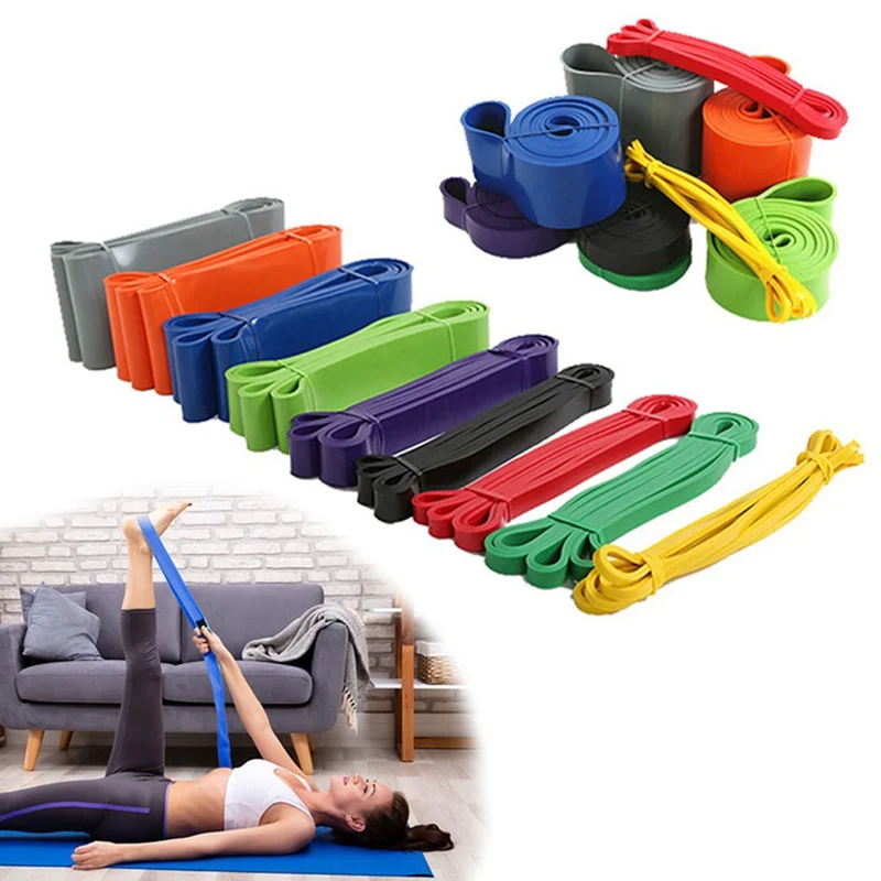 Эластичный спортивный ремень для йоги пилатеса тренировок фитнеса