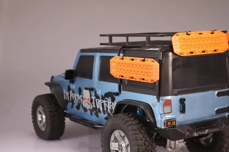 AJRC 1/10 Rc tracked vehicle Traxxas Trx4 Guard Bronco Axial Scx10 90046/47 D90 D110 escape board climbing car skid plate TRX-6 | Игрушки и
