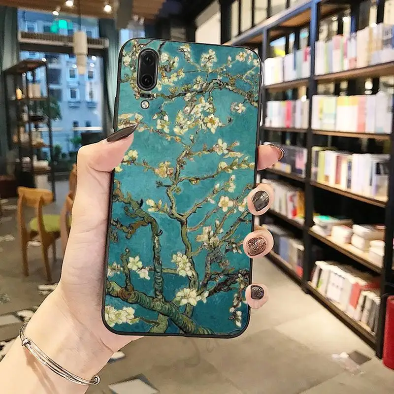 

Capinha para celular Van Gogh Phone Case For Huawei honor Mate P 10 20 30 40 Pro 10i 9 10 20 8 x Lite