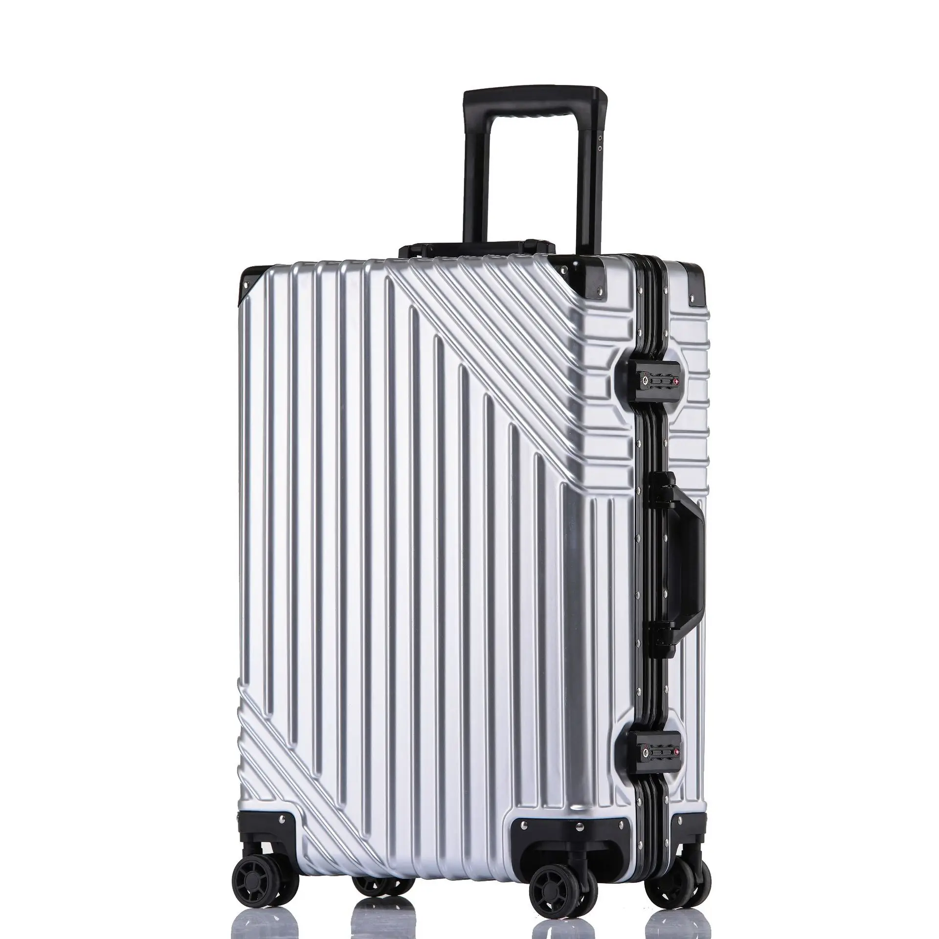 

Классический чемодан на колесиках из АБС-пластика и поликарбоната, с алюминиевой рамой, 20/24/26/29 дюймов