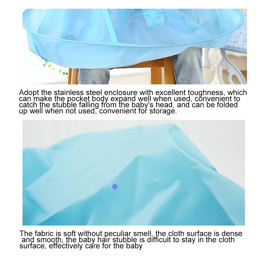 

ids Hair Cutting Cloak Cape Gown Foldable Cutting Hair Cloth Apron Cloth Salon Hairdresser Hairdressing Apron