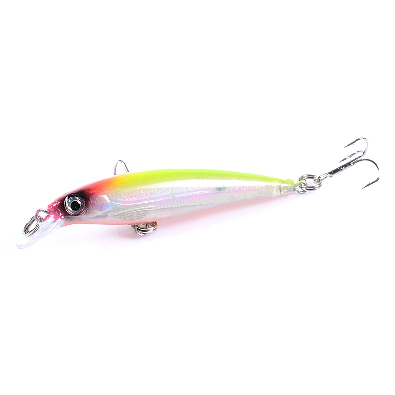 Minnow Тонущая приманка 7 см 4 6 г искусственные жесткие приманки с 8 # крючками 3D Глаза