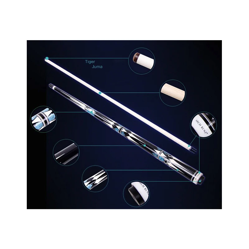 Arch Benz X2 высококачественный бильярдный Cue 1/2 Stick Kit 13 мм Tip 149 см снукер